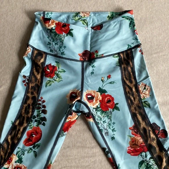 R13/Twin Fantasy Italian printed leggings - Picture 3 of 6